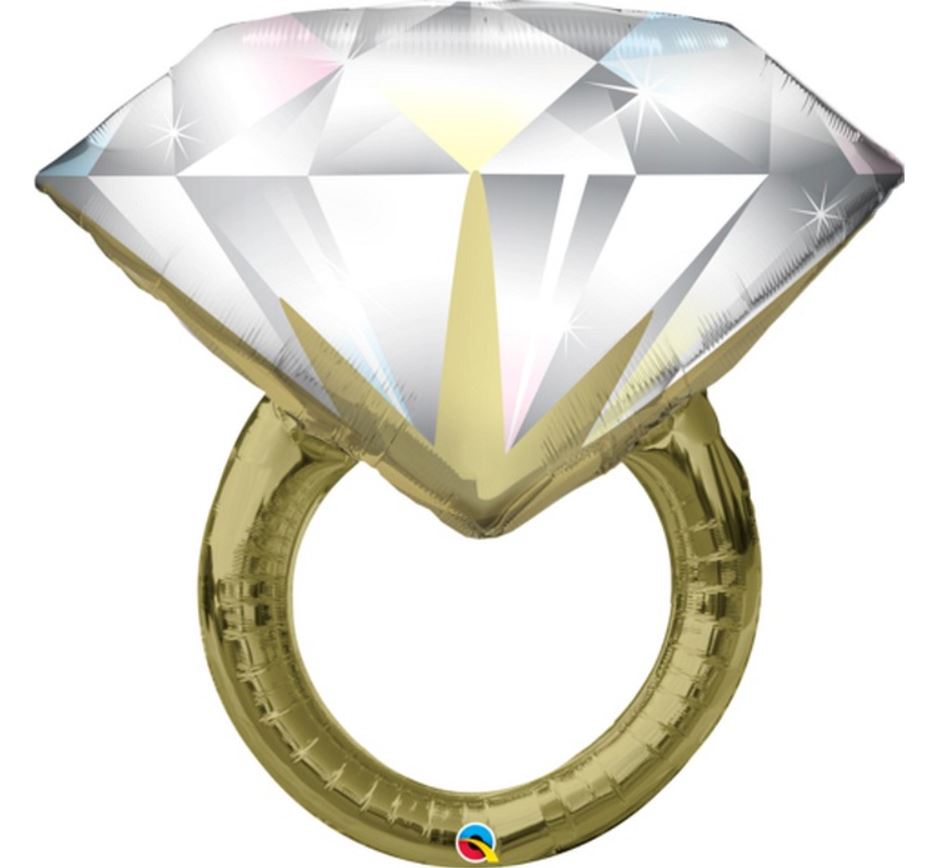 Balón diamantový prsten