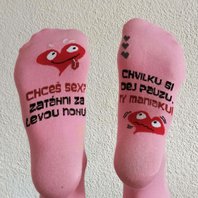 Veselé ponožky Chceš sex
