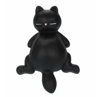 Antistresová mačkací kočka černá